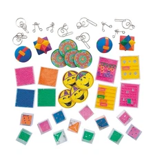 Brain Teaser Game Boredom Buster Kit, Toys, 50 Pieces