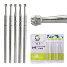 Wave Dental Burs HP 8 Round Tungsten Carbide Bur 2.35mm for Straight Handpiece