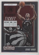 2018-19 Panini Contenders Playoff Ticket 129/199 Serge Ibaka #19 0q3