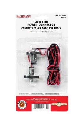 Bachmann G Power Connector For Code 332 Brass Track 94662