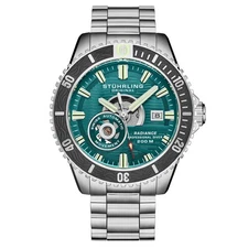 Radiance Automatic 44mm Skeleton Turquoise/Silver | TOURQUISE Dial Wristwatch 10