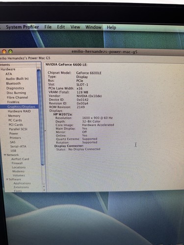 Mac Pro G5 A1117 Dual Core 2.0 Late 2005 Ge force 6600LE Works Great - Afbeelding 6 van 13