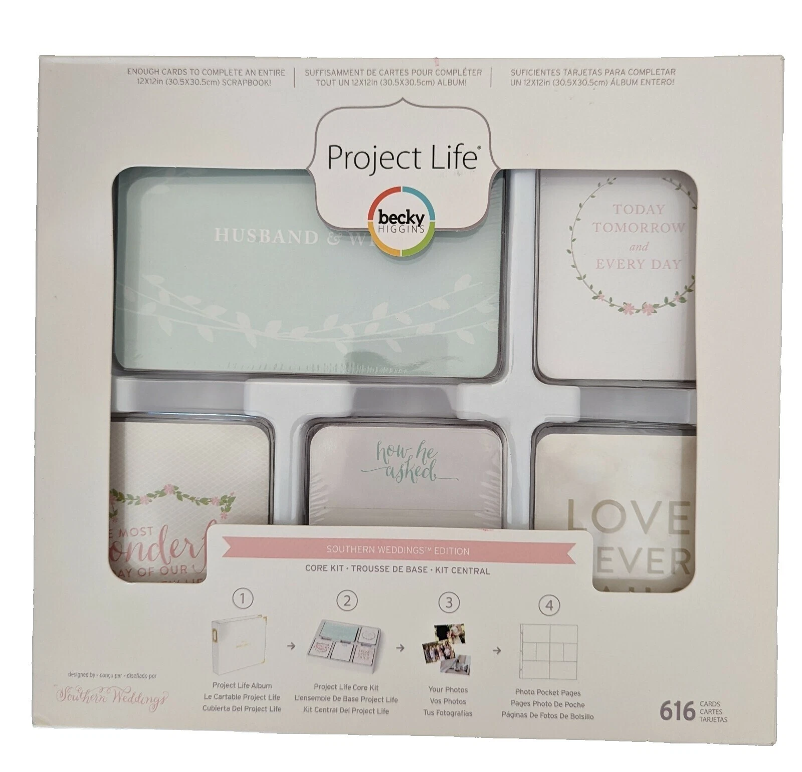 Kits de Tarjetas Boda Project Life Kits