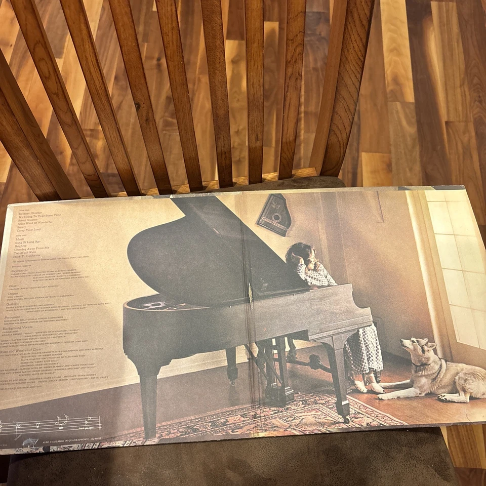 Carole King Music-1971,Vinyl LP, ODE Records SP 77013 w Insert, G+, 1St Press - Image 3 of 4