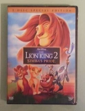 walt disney THE LION KING 2 SIMBA'S PRIDE DVD NEW factory sealed & stamped