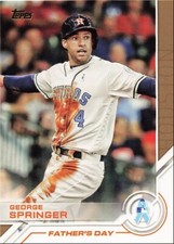 2017 Topps Salute Father's Day SP #S-36 George Springer Houston Astros MVP