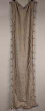 ITALIAN MILITARY C 1953 HEAVY LINEN COT CLOTH MATTRESS W METAL RING EDGING