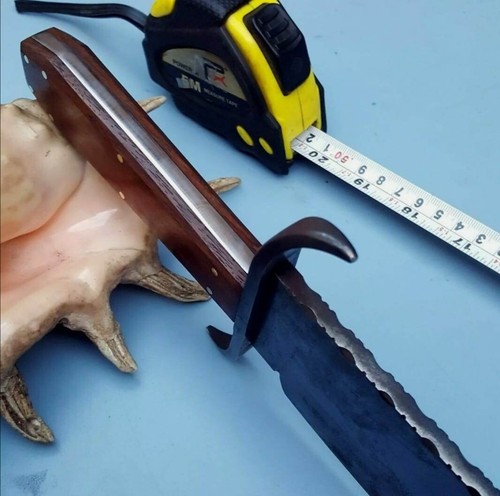 Custom Made Hand forged Spring steel Aged Juan Padillo BOWIE Replica Blak finish - Picture 6 of 6