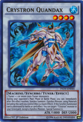 Japanese Crystron Quandax INOV-JP044 Yugioh Super