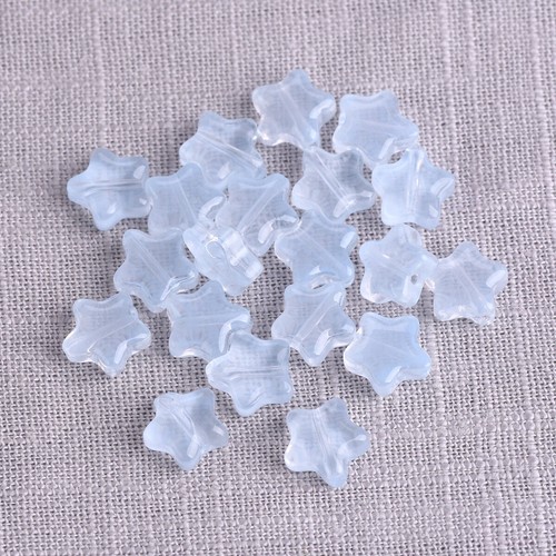 Lote de 20 cuentas sueltas de cristal de murano de 8 mm estrellas pequeñas para hacer joyas - Imagen 8 de 19