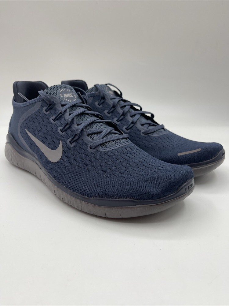 Nike Free RN 2018 Thunder Blue Gunsmoke 942836-401 Men’s Sizes 12-14