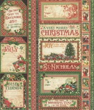Graphic 45, St. Nicholas, Tags, Double-Sided, Christmas