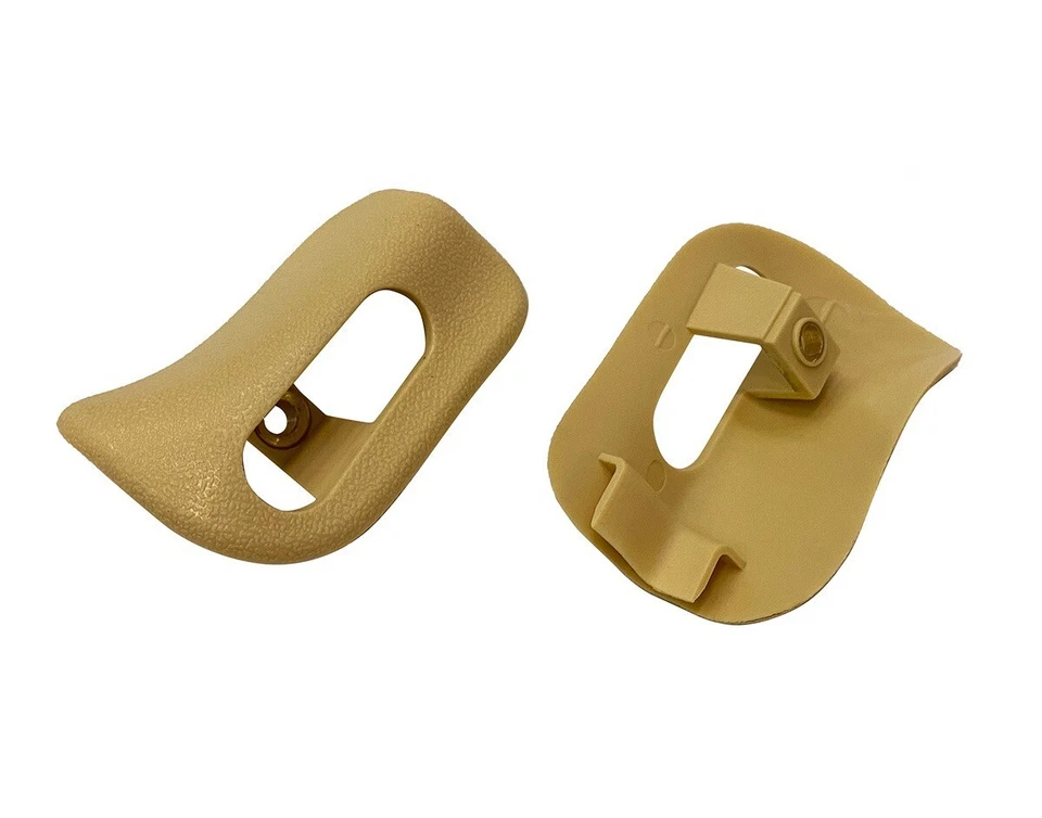 Sun Visor Trim Caps Set for Mercedes R129 SL500 SL600 1994-2001 Shell Cream - Image 2 of 4