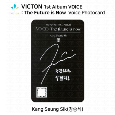 VICTON スンウ 台湾 ヨントン トレカ VOICE アルバム card VICTON 1st Album Voice The Future is Now Voice QR Code