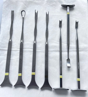 Zimmer Angled Chisel Instrument Set of 7