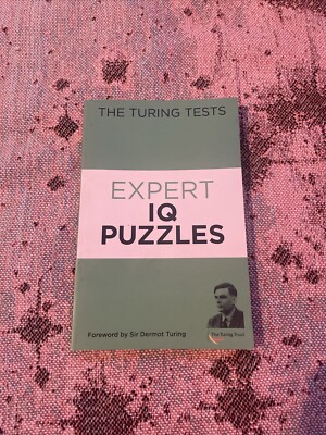 Turing Test Puzzle Book, Write In Puzzles, IQ test BRAND NEW