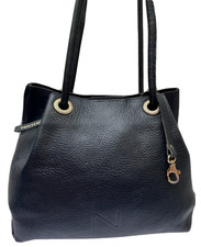 ** Nathan **  sac à main en cuir  bag vintage à saisir -