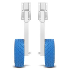 Inflatable Boat Transom Launching Wheels For Dinghy Yacht Tender Load 300 LBS