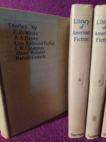 Library of American Fiction Lot Vol.1, KOMPLETTES SET Copyright 1904 - Bild 6 von 11