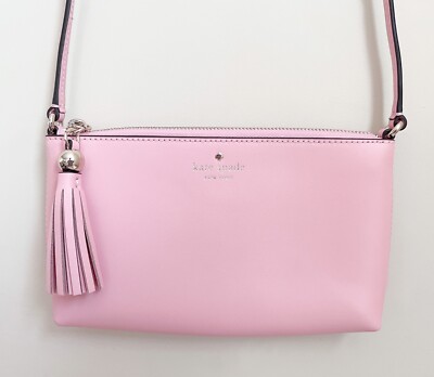 Kate Spade New York Ivy Street Donut Pink Smooth Leather Crossbody WKRU4856 