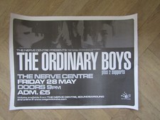 Vintage The Ordinary Boys GIG band music poster - Derry Ireland - Early 2000's