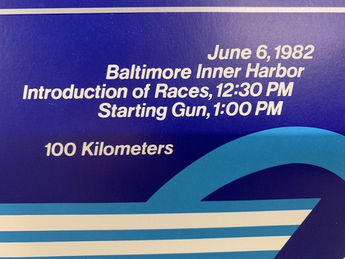 1982 U.S. Pro Cycling Championship Poster Inner Harbor Baltimore Maryland - Picture 6 of 7