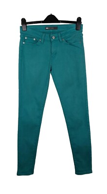 Levis 535 Legging türkis Baumwolle Jeans Größe 9M W28 L29