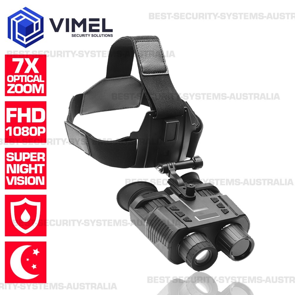 Night Vision Binoculars IR Head Mount Helmet Camera Camcorder 