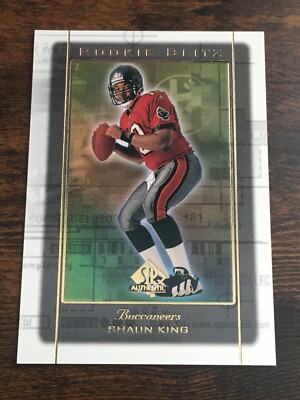 Shaun King 1999 SP Authentic Rookie Blitz #RB7 Tampa Bay Buccaneers
