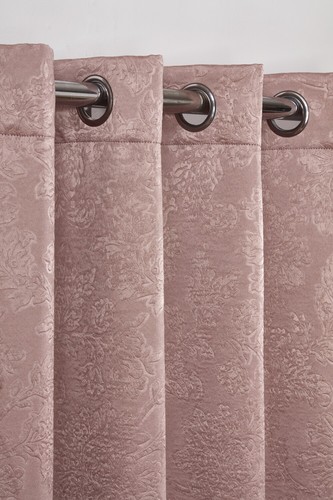 Thermal Thick Blackout Curtains 2 Panels Eyelet Ring Top Curtains Regancy - Picture 3 of 13