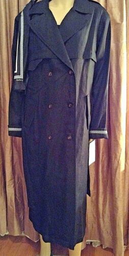 Vintage 1980's J. Gallery Trench Coat Jacket Long Purple All Vintage 1980's J. Gallery Trench Coat Jacket Long Purple All