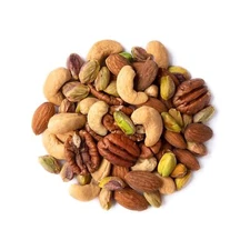 Four Nuts Mix, Dry Roasted & Lightly Salted – Vegan Snack, No Oil Added, Bulk