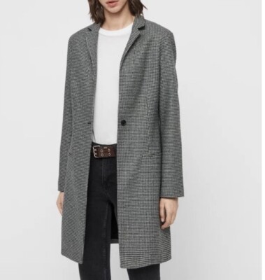 Allsaints Leni All Saints Tweed Jacket All Saints Leni Puppytooth