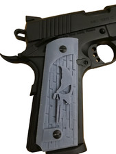 SSWI Full Size 1911 .45acp and Clones Punisher Grips - Any Color - 45Cal Custom