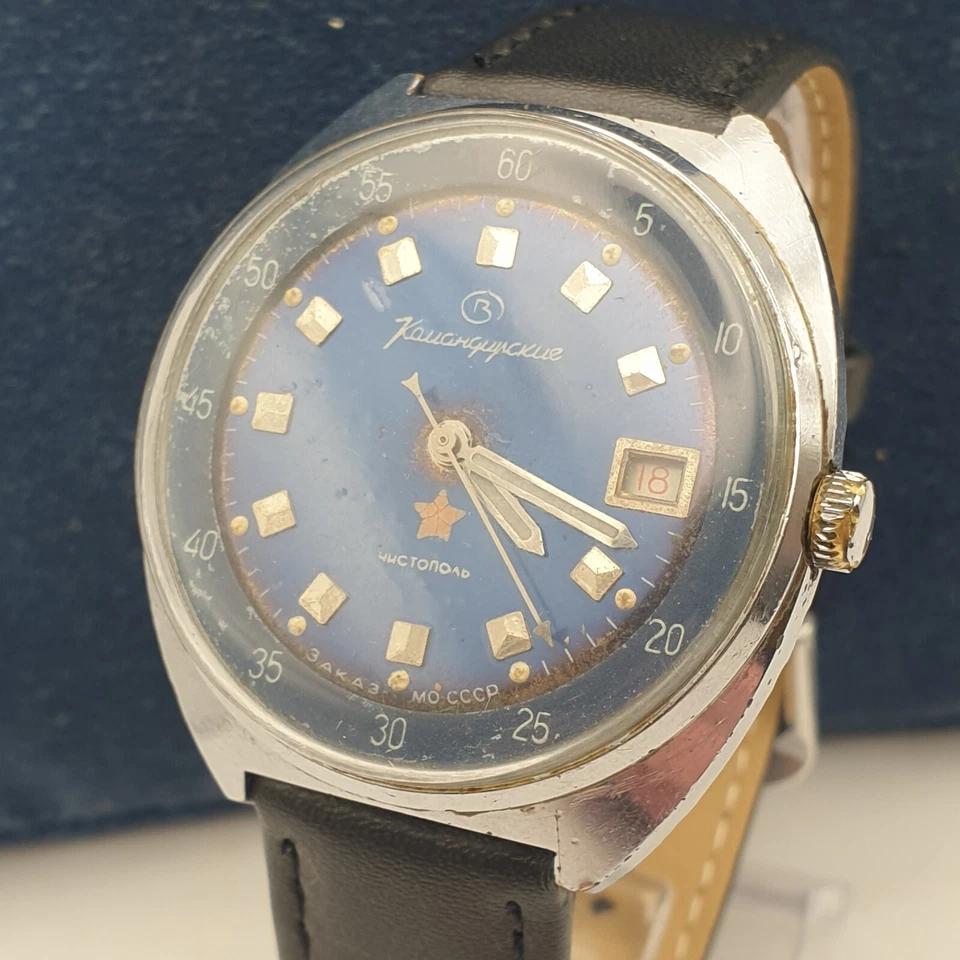 RELÓGIO VOSTOK WOSTOK Komandirskie stop-second mov.2234 REPARADO Zakaz MO USSR - Imagem 3 de 4