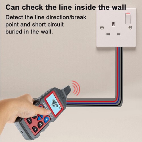 USB LCD NF-826 Underground Cable Tester Locator Wire Tracker Detection Wall - Picture 19 of 20