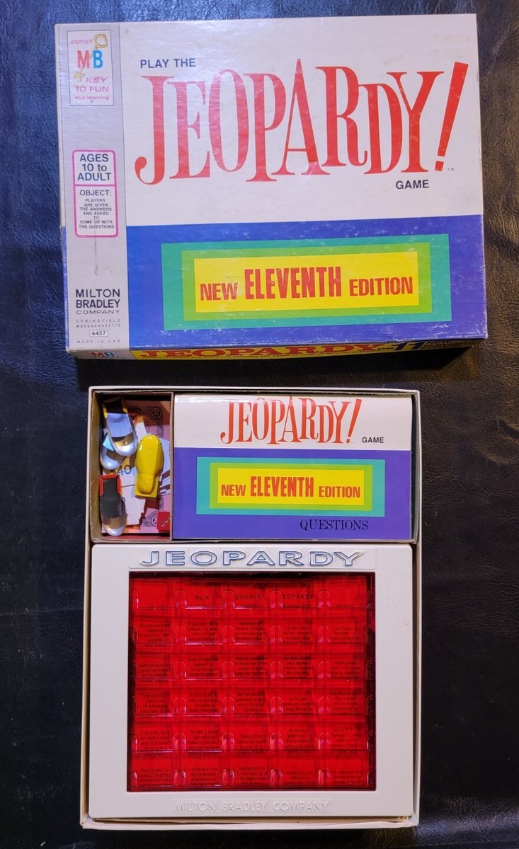 Vintage 1964 Jeopardy Board Game Eleventh Edition 11th
