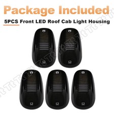 Cab Roof Marker Running Lights Housing Smoked For 03-18 Dodge Ram 1500 2500 3500