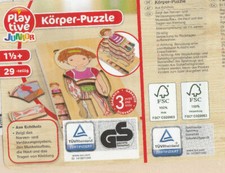 Playtive Lagen-Puzzle Dein