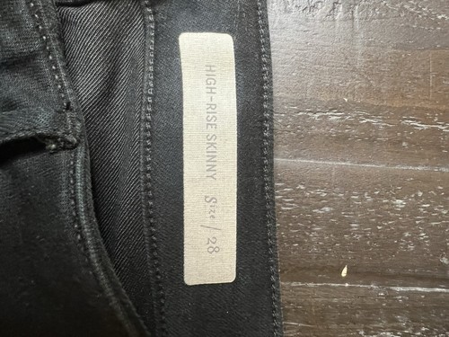 Pilcro & The Letterpress Jeans Womens 27 High Rise Skinny Jegging Stretch Black - Picture 10 of 11