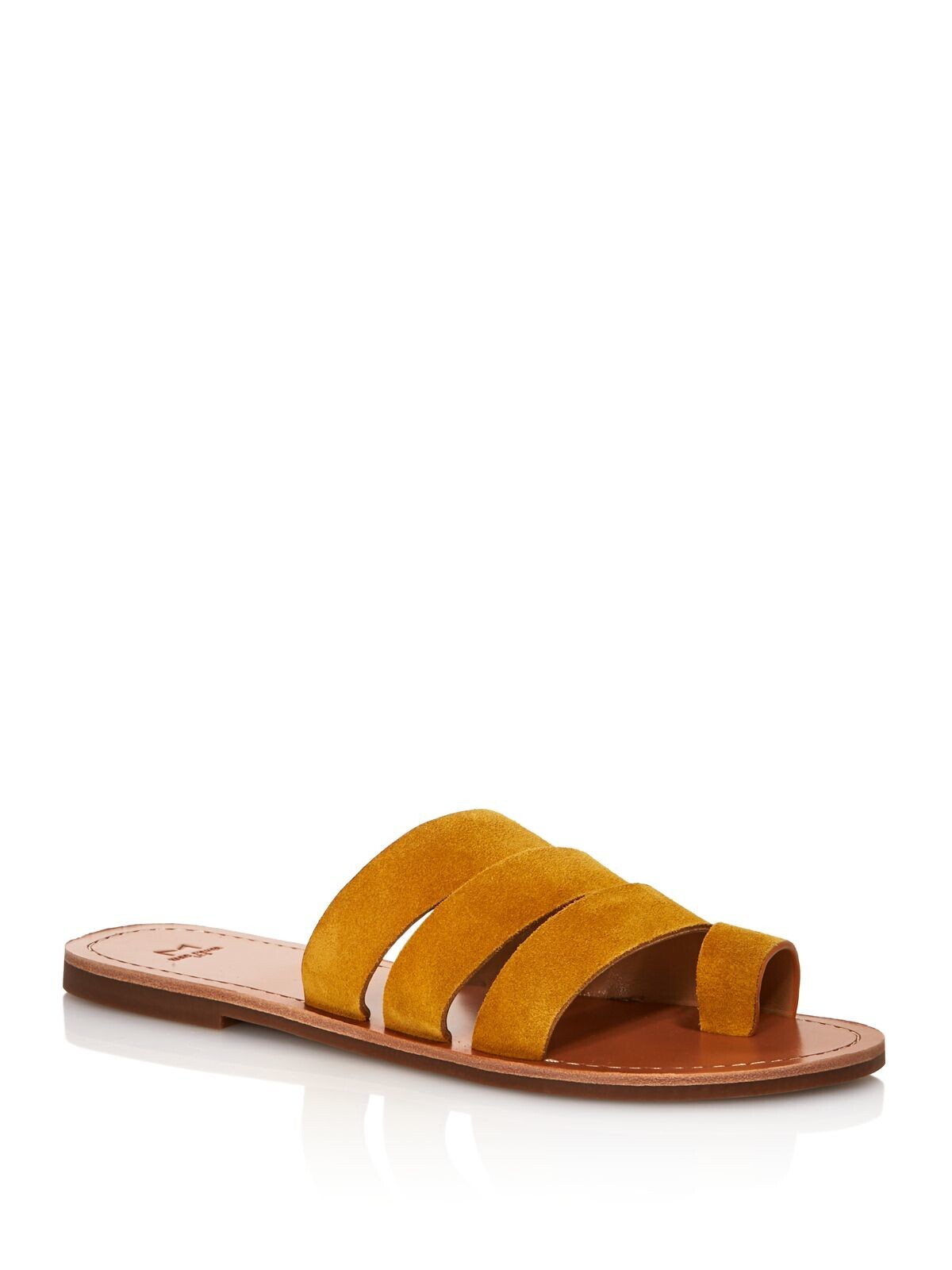 Женские коричневые сандалии-слипоны Rilee с круглым носком MARC FISHER, 6,5 М