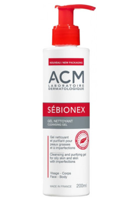Laboratoire ACM Sébionex Cleansing Gel 200ml etc 06/2027