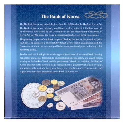 2000 South Korea Mint Coin Set - 1 Won to 500 Won KOMSCO - Picture 7 of 8