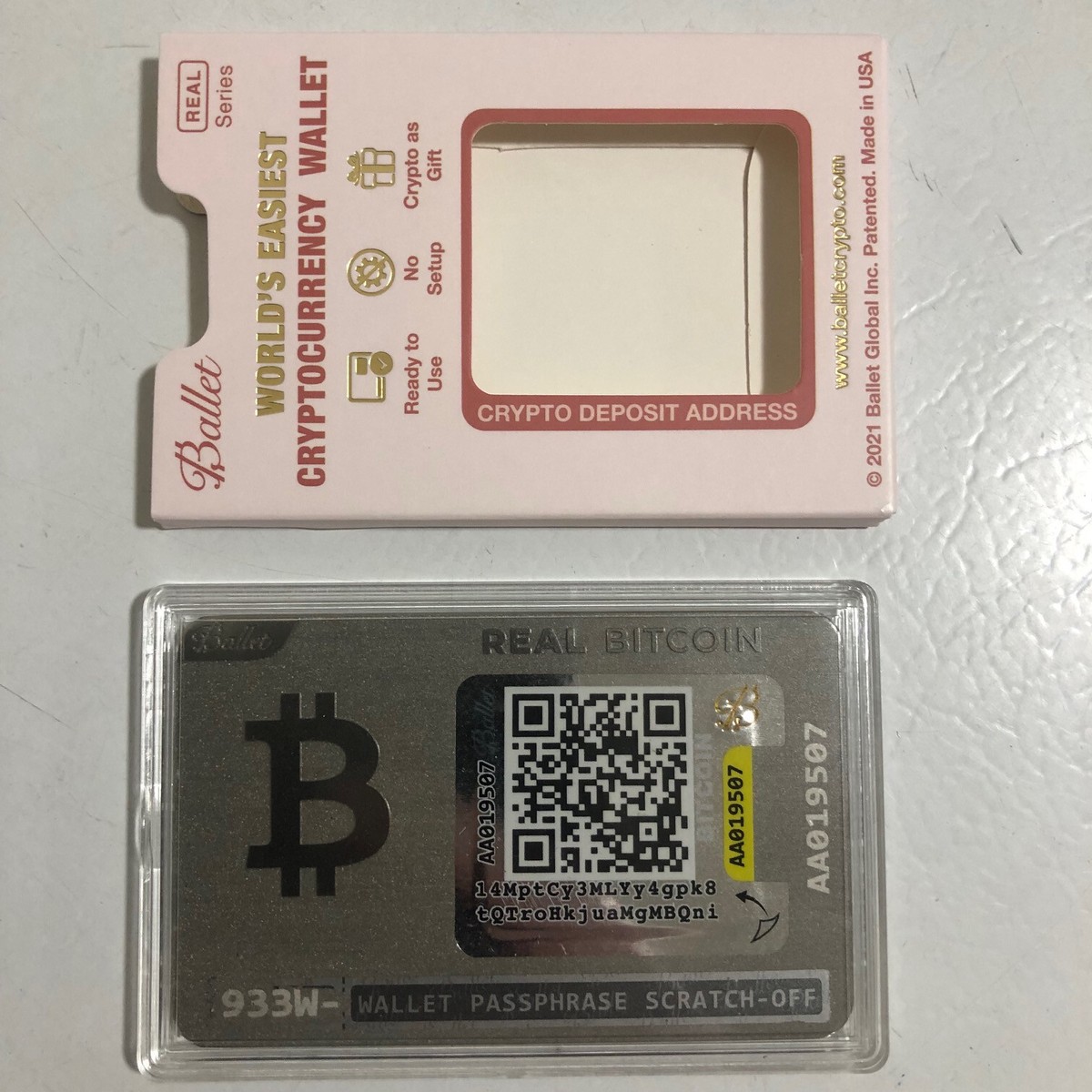 Transfer bitcoin from ballet hardware without passphrase (93) 사진