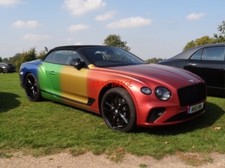 PHOTO  MULTICOLOURED 2019 BENTLEY CONTINENTAL GT V8 CONVERTIBLE.