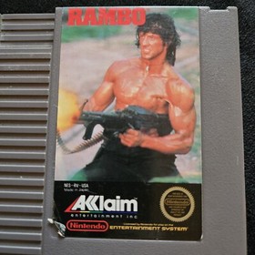 Rambo (Nintendo Entertainment System NES, 1988) Video Game Cartridge 