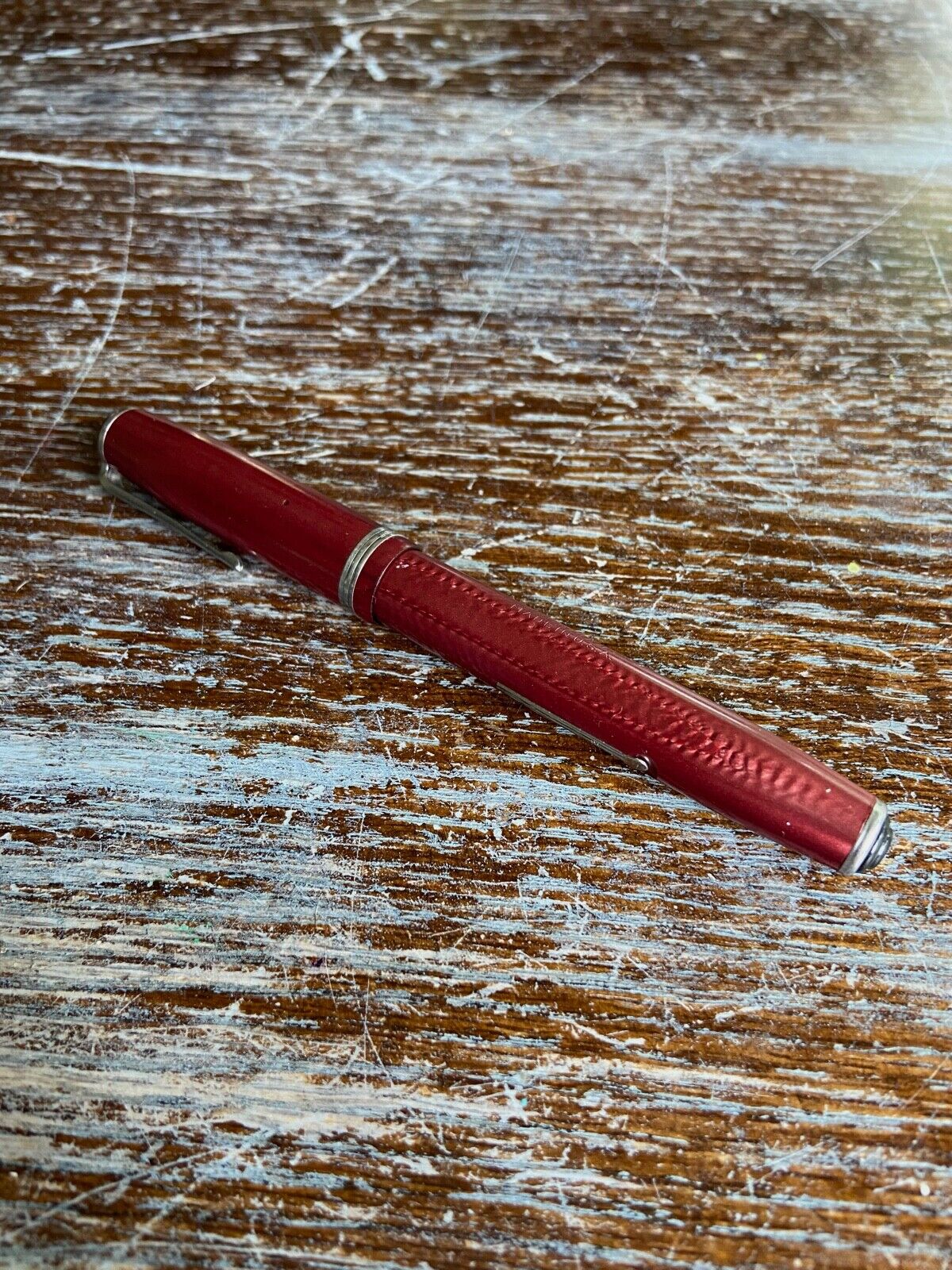 Esterbrook Fountain Pen, Red, Model J, 9128 Extra-fine Flex Nib, SMOOTH!