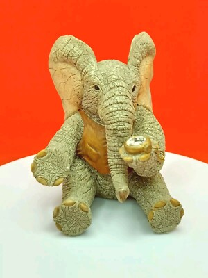 Pfotendrucke Elefant ''''Hanry'''' Figur 7 cm groß 1998 Jahr