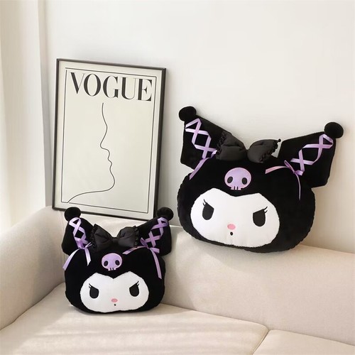Cuscino schienale poggiatesta Kuromi cuscino divano letto morbido peluche giocattolo regali di Natale - Foto 18 di 20