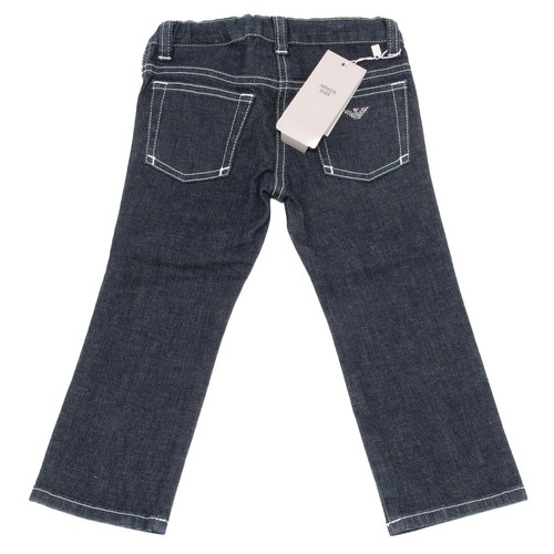 7346U jeans bimba ARMANI BABY blu denim pant trouser kid - Picture 2 of 4
